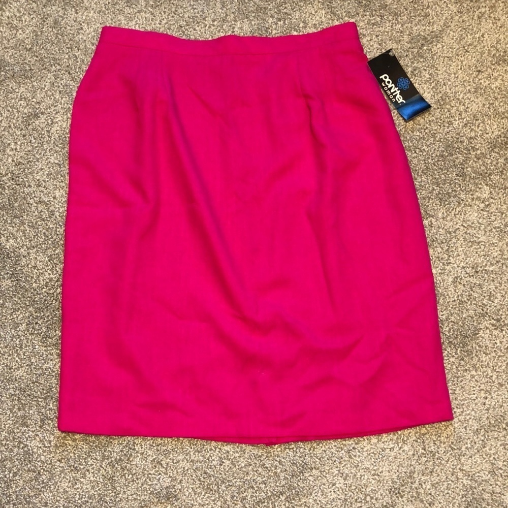 NWT Vintage Panther Woman Hot Pink Skirt 20W